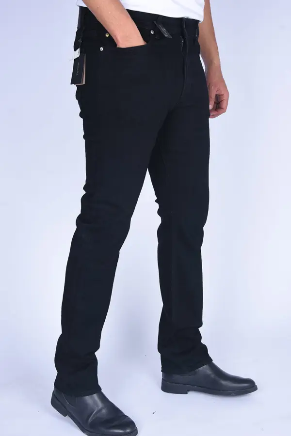Jean relaxed fit massimo Dutti Ref-MA76441 ( Noir )