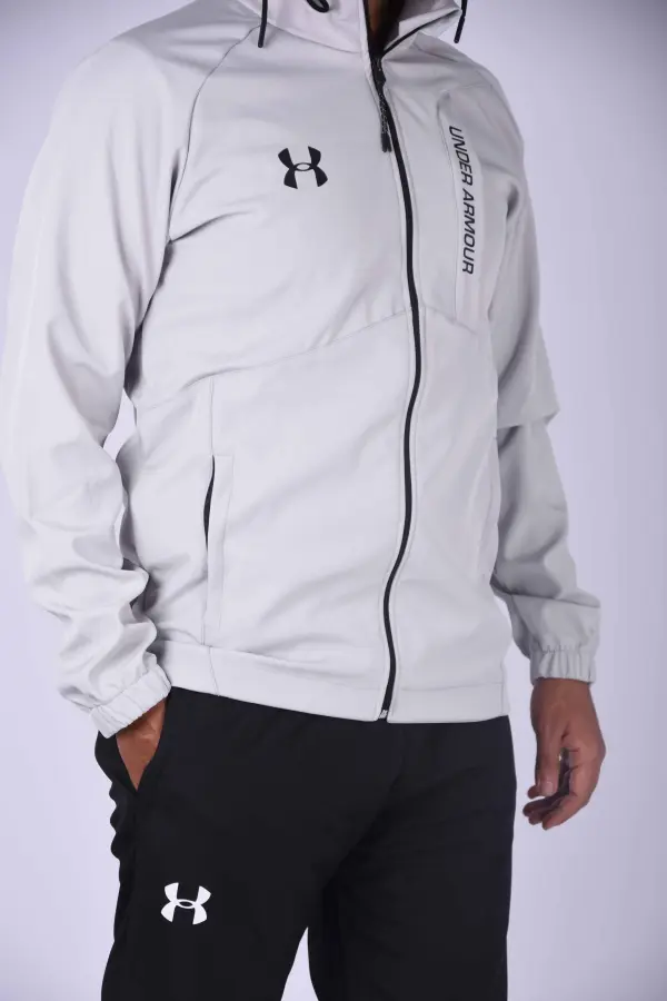 survêtement Homme Under Armor Ref-UA01 (Blanc Cassé)